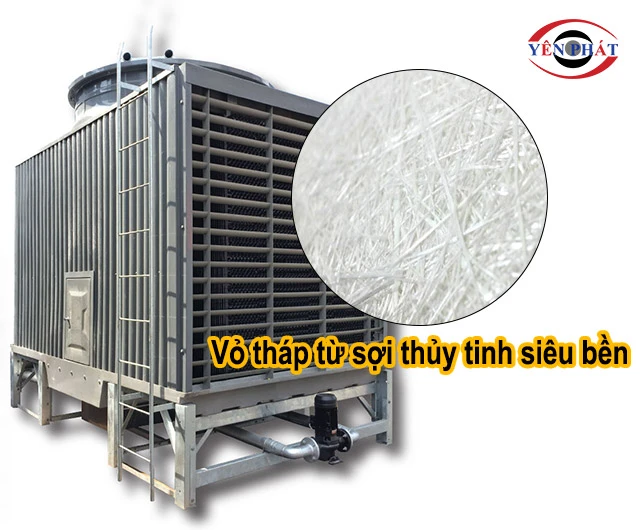 Vỏ tháp từ sợi thuỷ tinh siêu bền
