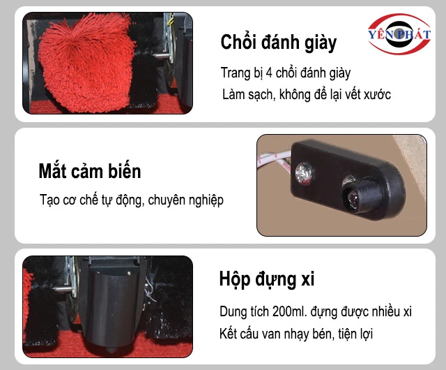 cấu tạo máy đánh giày Brother Apus A2 Gold