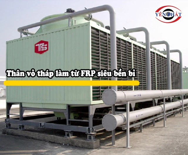 Thân vỏ tháp làm từ FRP siêu bền bỉ
