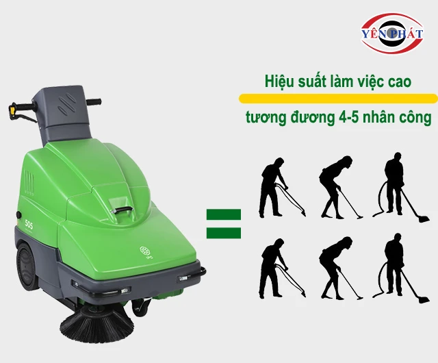 xe quét rác IPC 505 ST hiệu quả cao