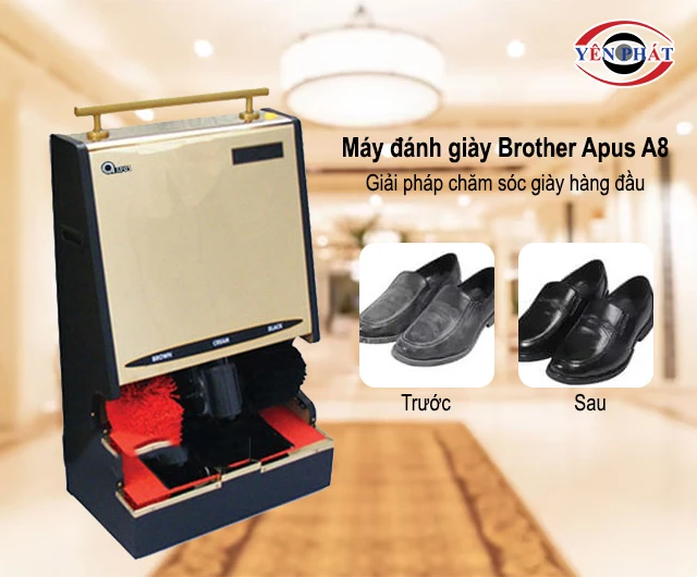 máy đánh giày Brother Apus A8