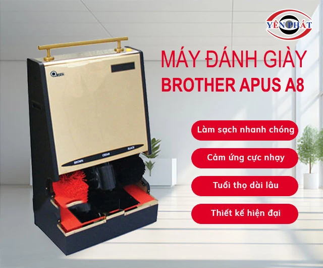 ưu điểm máy đánh giày Brother Apus A8