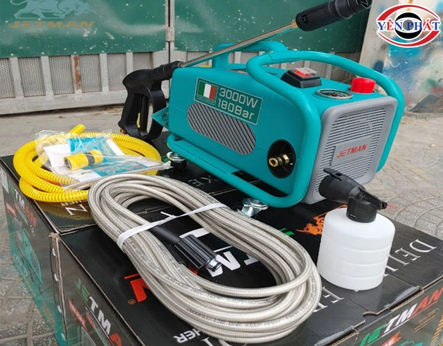 máy rửa xe Jetman đa dạng phụ kiện