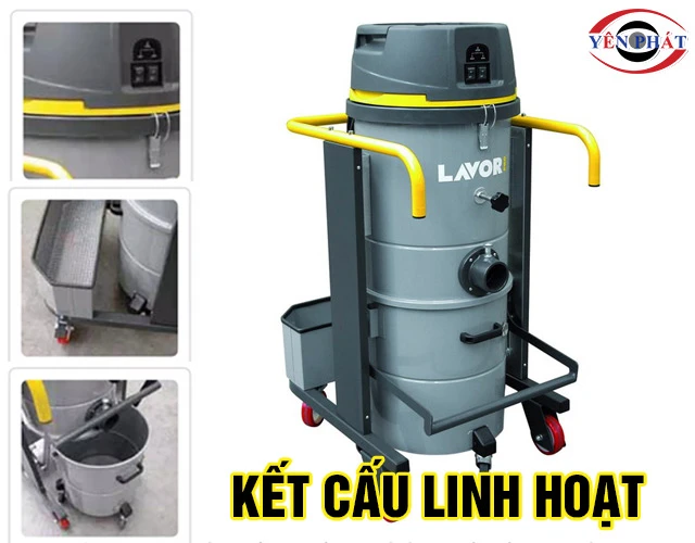 cấu tạo máy hút bụi công nghiệp Lavor SMV77 3-36