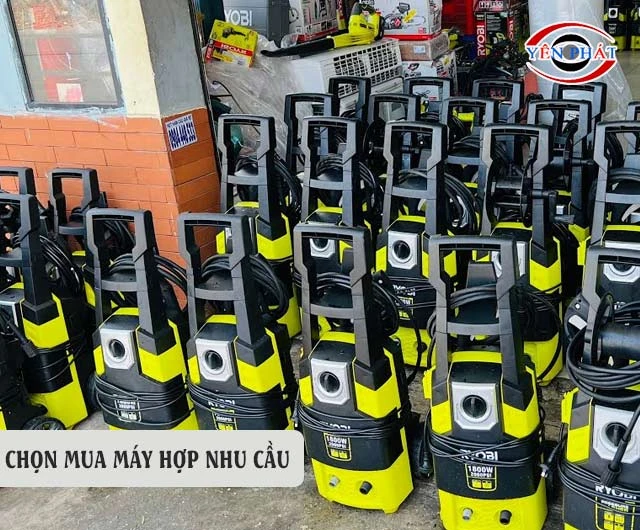 Chọn mua máy máy rửa xe Ryobi 1550W hợp nhu cầu