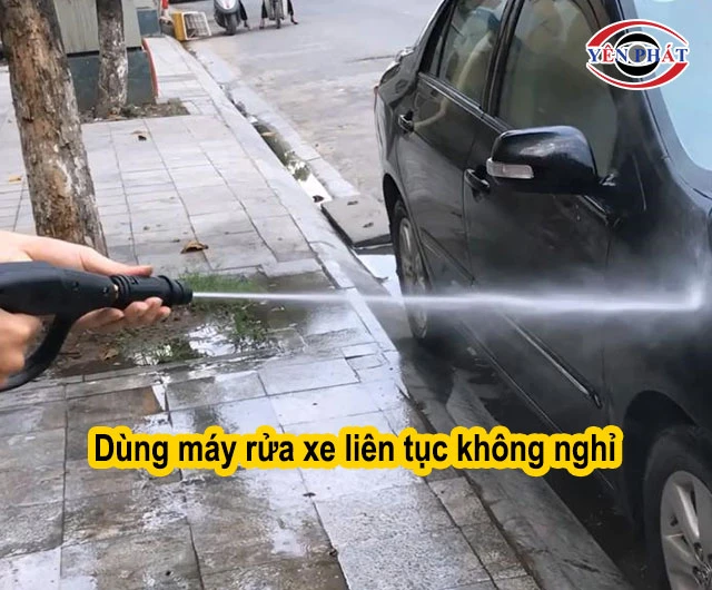 Dùng máy liên tục không dừng