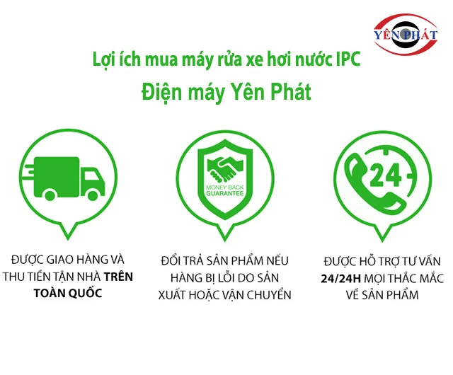 lợi ích mua máy rửa xe tại yên phát