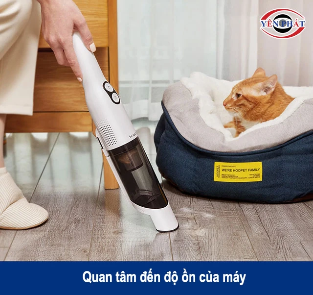 quan tâm độ ồn của máy