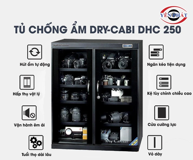 lợi ích khi dùng tủ hút ẩm Dry-Cabi DHC 250