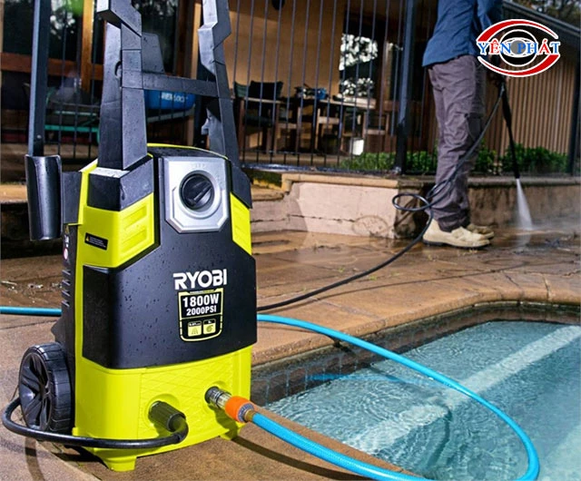 Máy rửa xe Ryobi vận hành bền khỏe