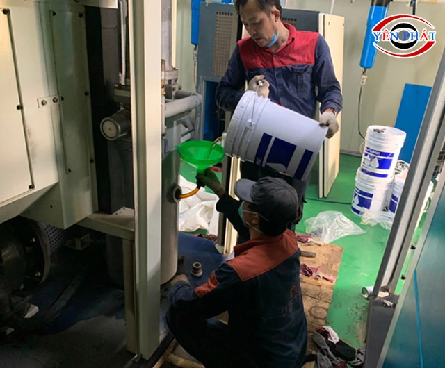 Cách thay dầu máy nén khí trục vít: Nhanh, Chuẩn xác