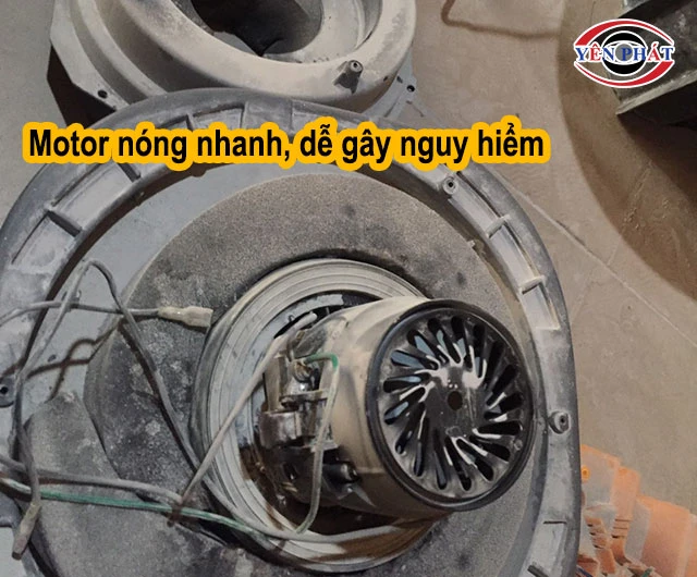 Motor nóng nhanh