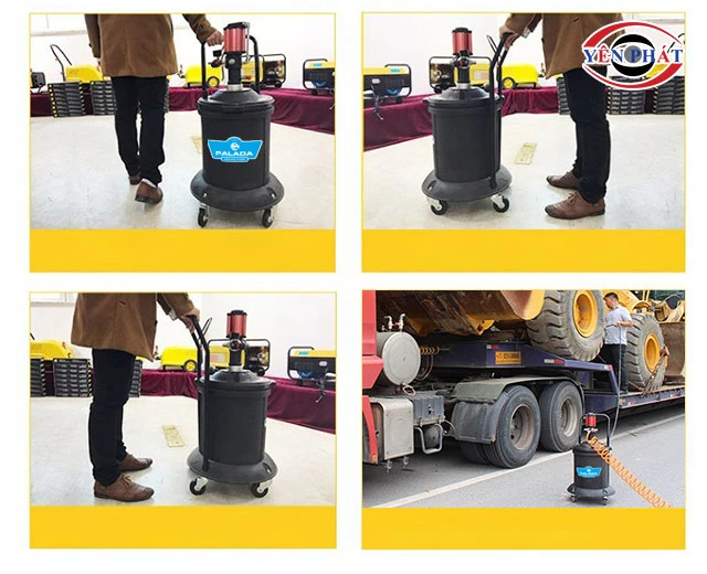 máy bơm mỡ cơ động cao