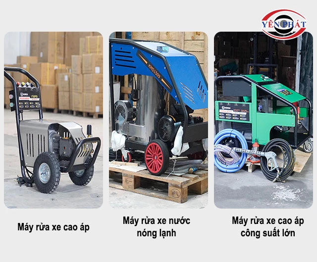 các loại máy rửa xe