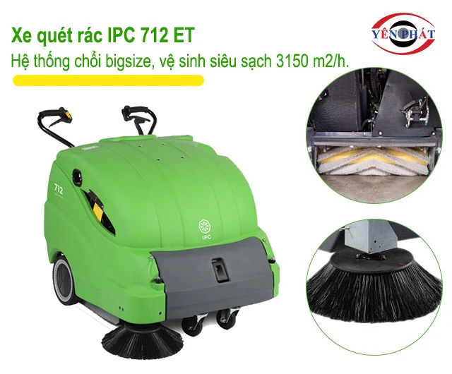 chổi của xe quét rác IPC 712 ET