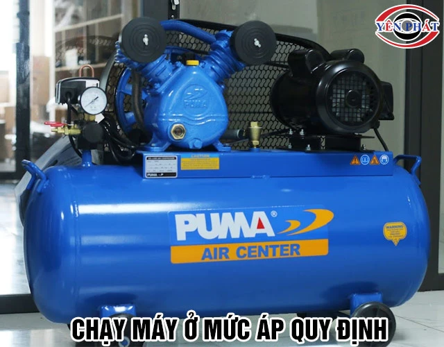 Lưu ý khi chạy máy nén khí Puma PX-190