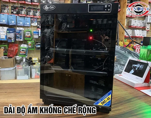 Tủ chống ẩm chuyên dụng hiệu DRY-CABI DHC-40 hút ẩm nhanh