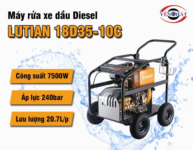  Máy rửa xe dầu Diesel LUTIAN 18D35-10C