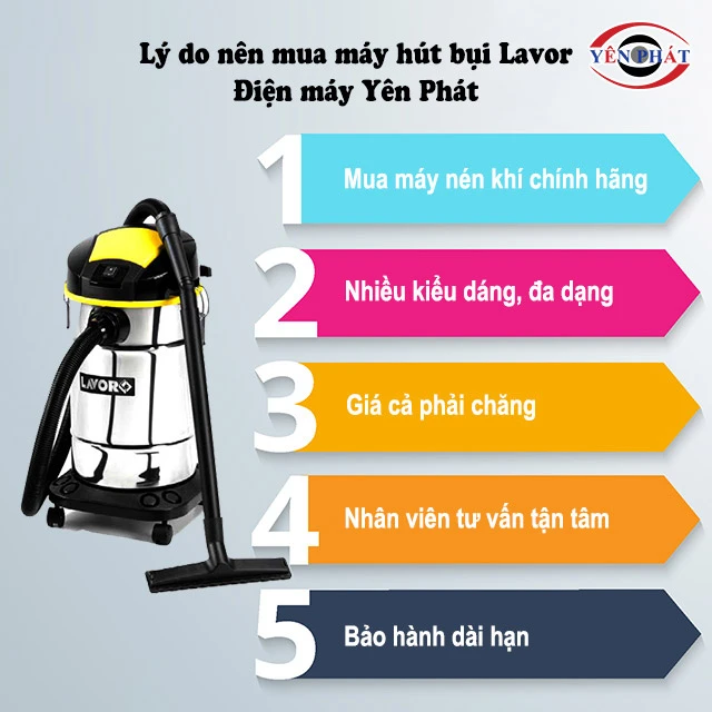 lý do mua máy hút bụi tại yên phát