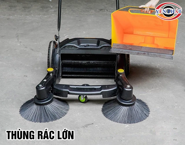 Thùng rác xe quét rác đẩy tay Palada PD80C/2