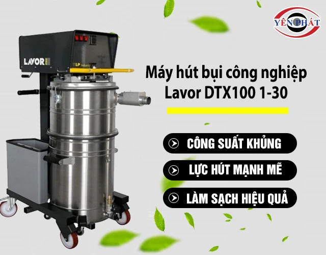 ưu điểm của máy hút bụi Lavor DTX100 1-30 