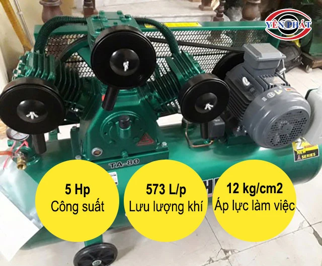 công suất Máy nén khí Fusheng HTA-80