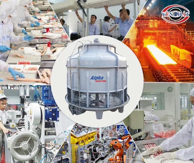 ứng dụng của Tháp giải nhiệt Alpha 50RT
