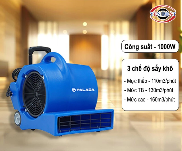3 chế độ sấy khô thảm