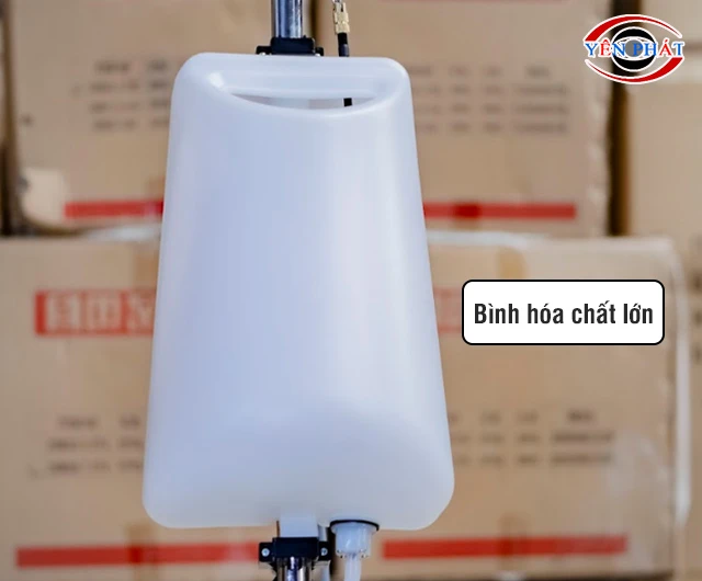Trang bị bình hóa chất dung tích lớn