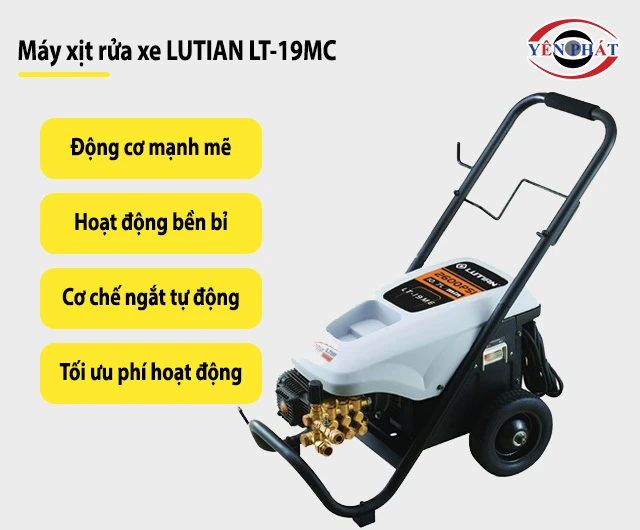 ưu điểm của Máy rửa xe LUTIAN LT-19MC