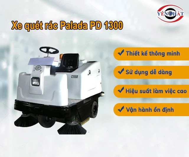 ưu điểm của Xe quét rác Palada PD 1300