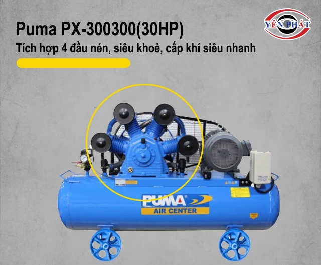 4 đầu nén tích hợp