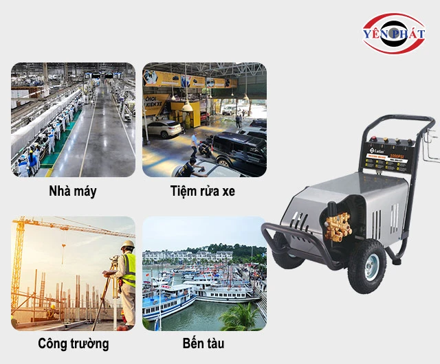 ứng dụng của máy rửa xe LUTIAN 20M30