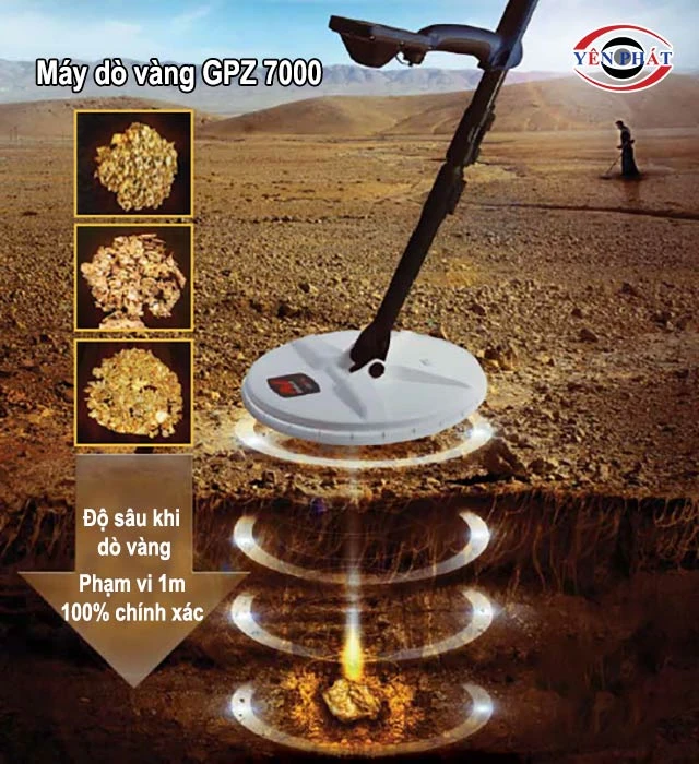 phạm vi dò tìm của GPZ 7000
