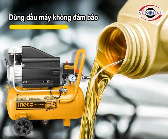 dầu máy không đảm bảo