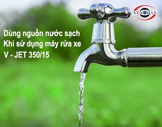 sử dụng nguồn nước sạch