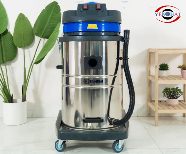 Máy hút bụi công nghiệp 2 motor Kumisai