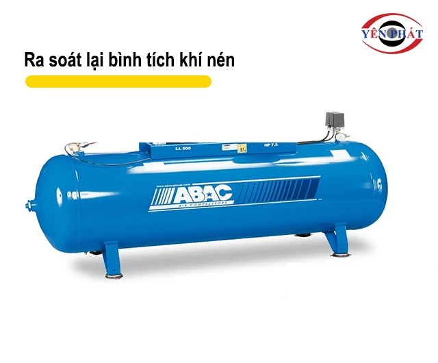 ra soát lại bình chứa khí