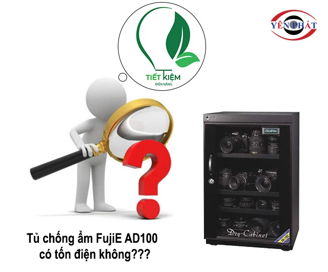 Tủ chống ẩm FujiE AD100 có tốn điện không?