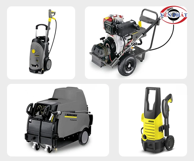 các mẫu máy xịt rửa xe Karcher