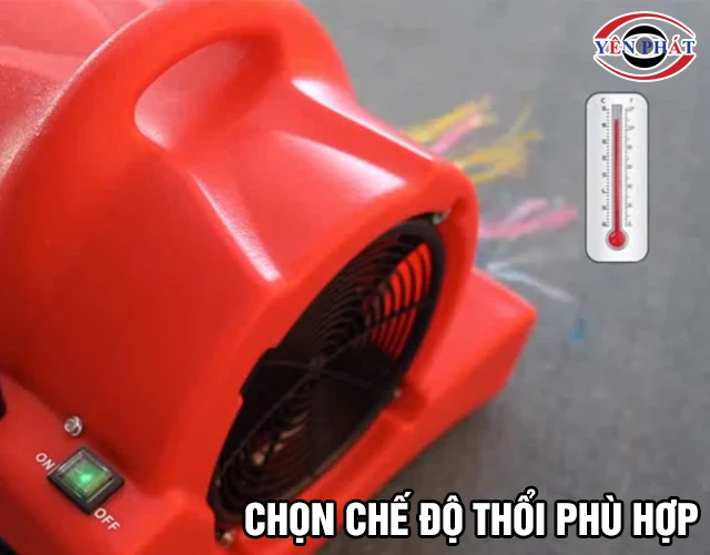 Cách sử dụng quạt sấy thảm 3 cấp Chaobao CB-900B