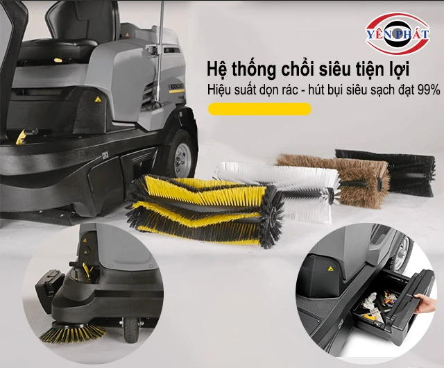 hệ thống chổi của Karcher KM 90/60 R Bp Adv