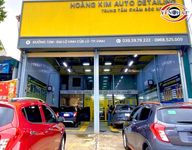 Cửa hàng rửa xe Nghệ An