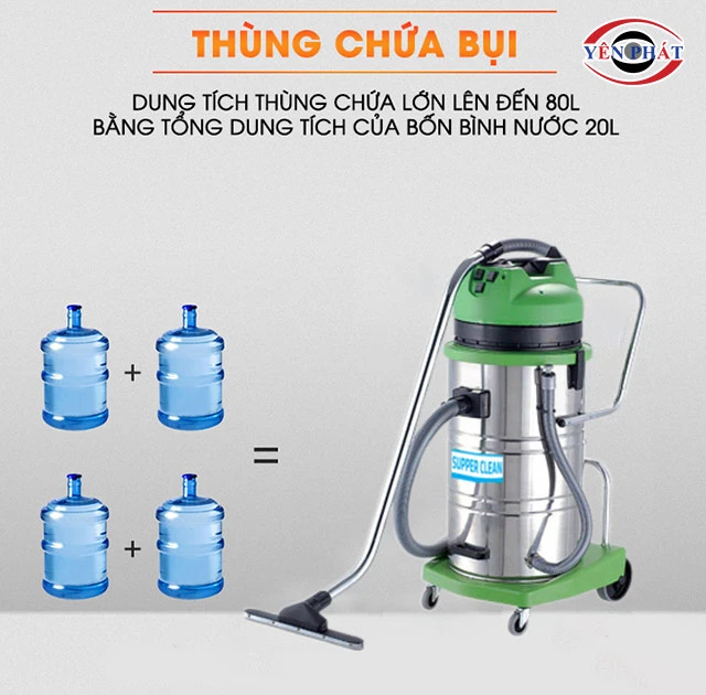 dung tích của Supper Clean AC803