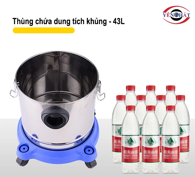 Dung tích thùng chứa 43l