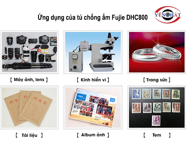 ứng dụng của tủ chống ẩm Fujie DHC800
