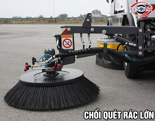 Cấu tạo xe quét đường chổi quét