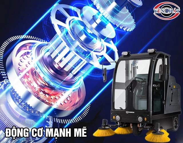 Cấu tạo xe quét đường động cơ