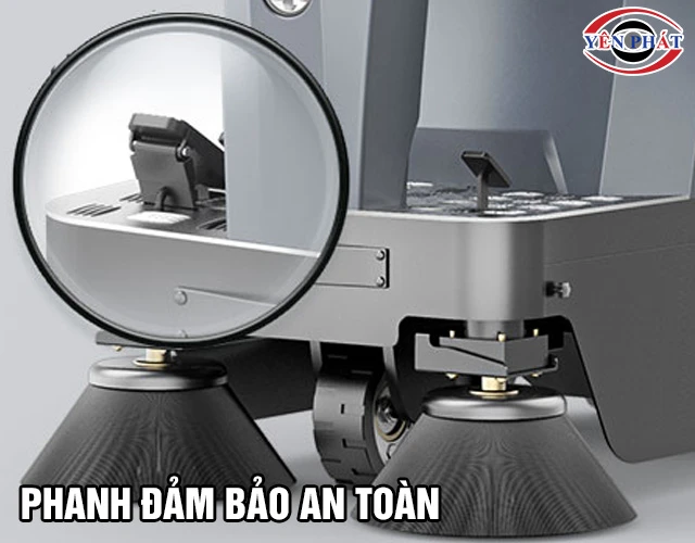 Cấu tạo xe quét đường phanh chân