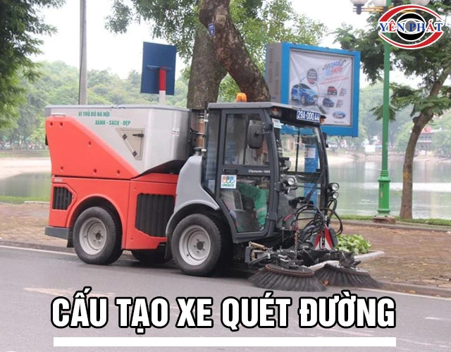Cấu tạo xe quét đường & Nguyên lý hoạt động chi tiết
